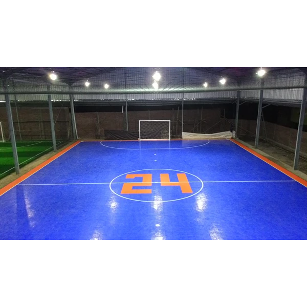 Konstruksi Lapangan Futsal (lantai karet)